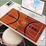 Sge Teknoloji 90X40 cm Basketbol Sahası Temalı Kaydırmaz Taban Speed Yüzey Oyuncu Mouse Pad Gaming - Siyah
