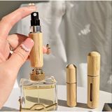Sge Teknoloji Bambu 5 Ml Doldurulabilir Parfüm Şişesi Taşınabilir Cep Seyahat Parfüm Şişesi Atomizer