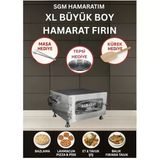 Sgm Hamaratım & Elis Concept Hamarat Xl Büyük Boy Pratik Fırın 2000W Bazlama Lahmacun Ekmek Pide