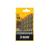SGS 13 Parça HSS Matkap Ucu Seti Yüksek Dayanıklılık ve Profesyonel Kullanım İçin