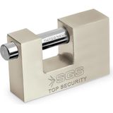 Sgs 1367 Cam Kapı Kilidi Kayar Milli Saten Kaplama 90 Mm
