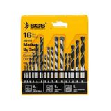 Sgs 16 Parça Ahşap/metal/beton Matkap Ucu Seti