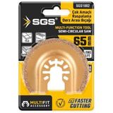 Sgs 1882 Multı-Tools Kesici ve Raspalama Derz Arası Temizleme Karbür 65 mm