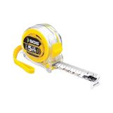 Sgs 2060 16 Mm X 3 M Şerit Metre Otomatik Kilitli Şeffaf Kasalı Çelik Şerit Metre 3 M