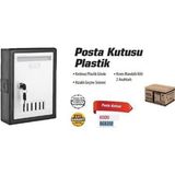 Sgs 332 Plastik Posta Kutusu Kırılmaz Gövde Krom Mandallı Kilit 2 Anahtarlı Güvenli Tasarım - Renkli