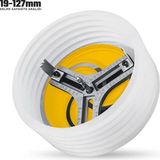 Sgs 3636 Toz Kapaklı Ayarlı Bi-Metal Panç Seti 19-127 mm Spot ve Delik Açma Testeresi Aparatı - Sarı