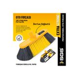 SGS 4165 Oto Fırça 23CM Sapsız Otomobil Yıkama Fırçası Hortum Girişli Araba Fırçası Yumuşak Kıllı