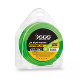 Sgs 4304 Profesyonel Tırpan Misinası 3.3 Mm 47 Metre Yuvarlak Kesim Ot Biçme Misinası (Yeşil)