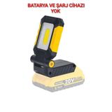 SGS 5061B Katlanabilir LED Fener, 20V, 500 Lümen, Siyah, Solo