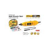 Sgs 5260 Hobi Gravür Seti 130 Watt 211 Parça Profesyonel Mini Taşlama Ve Gravür Makinesi