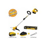 Sgs 5340 Kömürsüz Akülü Kenar Biçme Ot Çim Biçme Makinesi 20V 4.0Ah Şarjlı Tırpan Seti