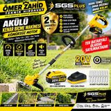 Sgs Akülü Çim Kenar Kesme 20V 1X4.0 Ah (Kömürsüz Motor)