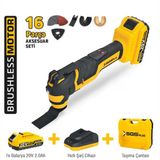 Sgs Akülü Multı-Tools Kesici Ve Raspalama Makinesi 20V 1X2.0 Ah