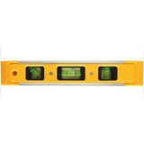 Sgs Alüminyum Mıknatıslı Su Terazisi Mini 23CM - Sarı - 23 CM
