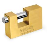 SGS ASMA KİLİT KAYAR MİLLİ SARI KAPLAMA 80MM