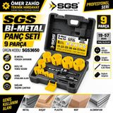 Sgs Bi-Metal Panç Seti 9 Parça
