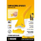 SGS Cam Kazıma Aparatı, 60mm Biçak Ağzı, Karbonlu Takım Çeliği, Plastik Gövde
