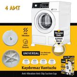 Sgs Çamaşır Makinesi Titreşim Önleyici Kaydırmaz Ayak Seti - 4 Parça