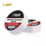 Sgs Elektrik İzolasyon Bandı - Beyaz - 19 Mm X 9 Mt. - 3 Adet