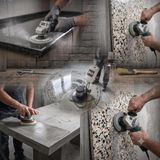 SGS Elmas Polisaj Pedi 100 MM 100 Kum Islak | Elmas Aşındırıcı, Islak Kullanım, Taş ve Beton İçin, Açı Taşlama Uyumlu, 100 Kum İnceliği