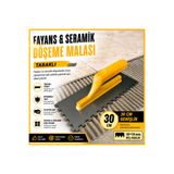 SGS Fayans Malası Seramik Tarağı Dişli Taraklı Plastik Sap 10*10mm Diş 30 cm Uzunluk