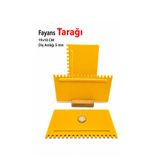 SGS Fayans Tarağı Plastik Kare Dişli 19cm * 10cm - diş aralığı 5mm - 1 Adet