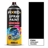 Sgs Fixed F3204 Sprey Boya Akrilik - Siyah/Mat (Ral9005) 320 Gr 400 Ml