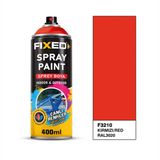 Sgs Fıxed Ral 3020 Trafik Kırmızı Akrilik Sprey Boya 400 Ml F3210