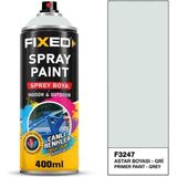 Sgs Fıxed Sprey Boya Akrilik Grı Astar Boyası 400 ml