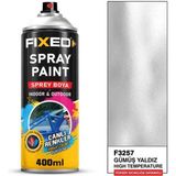 Sgs Fıxed Sprey Boya Akrilik - Gümüş Yaldız Yüksek Isıya Dayanıklı 400ML(500°C)