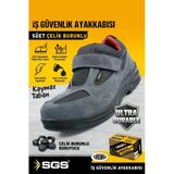 Sgs İş Güvenlik Ayakkabısı Süet Extra S1 Çelik Burunlu Kaymaz Taban No:42 43