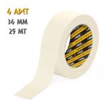 Sgs Kağıt Maskeleme Bandı 36 Mm. - 25 Mt. - 6 Adet