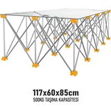 Sgs Katlanır Çalışma Tezgahı Alüminyum 117*60*85 cm SGS921 - 60 x 85 cm