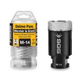 Sgs Mermer & Granit Delme Panç M14 - 40 mm Kalite Delme Aksesuarı