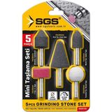 Sgs Metal ve Ahşap Mini Taşlama Matkap Ucu Seti - 5 Parça - 6 mm. - Siyah