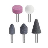 SGS Mini Taşlama Seti, 5 Parça Zımpara Taşı, 6mm Sap, 22000 RPM