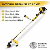 Sgs Motorlu Tırpan 52 cc 1.6 Kw - HBCV0000DCFUBK1