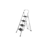 SGS PLUS Sgs1134 Slimstep 4 Basamak Ev Tipi Geniş Basamaklı Metal Merdiven 150 Kg Taşıma Kapasiteli
