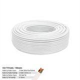 Sgs Profesyonel Cca Ttr Kablo 3X2,5 100 Metre 48X0,18 Beyaz