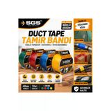SGS Renkli Duct Tape Tamir Bandı 48 mm x 10 Metre Güçlü Yapışkanlı Bez Bant