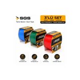 SGS Renkli Tamir Bandı (Duct Tape) 48 mm x 10 m Güçlü Yapışkanlı Bez Bant – Mavi, Yeşil, Kırmızı
