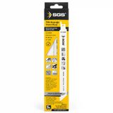 Sgs S1122hf Tilki Kuyruğu Testere Bıçağı 225 Mm Bi-Metal 5’Li Metal Kesim Bıçağı