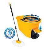 SGS Sgs 4221 Tripton Pedallı Mikrofiber 360° Döner Başlıklı Mop Ve Kova Paspas Temizlik Seti
