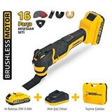 SGS Sgs Akülü Multi-tools Kesici Ve Raspalama Makinesi 20v 1*2.0 Ah Sgs5435