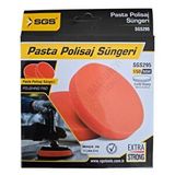 SGS Sgs Cırtlı Polisaj Süngeri - 150 Mm. - 1 Adet Kırmızı