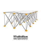 SGS Sgs Katlanir Çalişma Tezgahi Alüminyum 117*60*85 Cm Sgs921 Gri