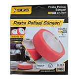 SGS Sgs Pedli Pasta Polisaj Süngeri - 150 Mm. - M14 Bağlantı - 1 Adet Kırmızı