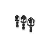 SGS SGS1474 3 Parça Havşa Açma Matkap Ucu Seti HSS Bits Uçlu Paslanmaz Çelik Kalın 12-16-19 mm