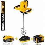 Sgs SGS5440 Akülü 2X4.0AH Boya ve Harç Karıştırıcı - Sarı