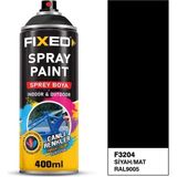 Sgs Sprey Boya Akrilik - Siyah/Mat (Ral9005) 320 Gr 400 Ml F3204
